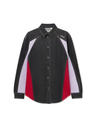 Color Block Military Overshirt