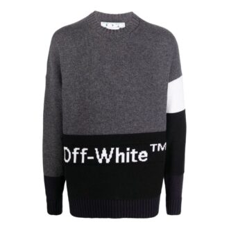 Color Block Off Crewneck