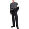 Color Block Off Crewneck