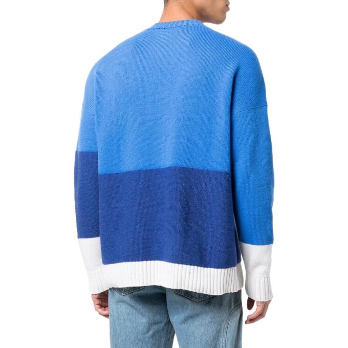 Color Block Off Crewneck