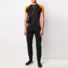 Colorblock Sports Short Sleeve Slim Fit Version Black