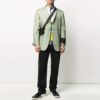 Contour Solid Color Jacket Loose Fit Green