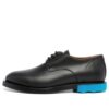 Contrasting-Sole Derby Shoes “Black Blue”