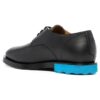 Contrasting-Sole Derby Shoes “Black Blue”