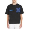 Cotton Classic Arrow Logo Printing Round Neck Short Sleeve Black