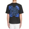 Cotton Classic Arrow Logo Printing Round Neck Short Sleeve Black