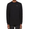 Cotton Logo Printing Long Sleeves Black