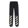 Cotton Mens Logo Loose Stripe Sweatpants Tape