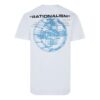 Cotton Minimalistic Casual Design Short Sleeve White