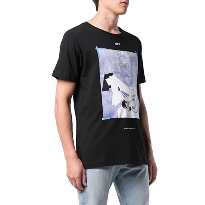 Cotton Short Sleeve Mens Logo Normal Fit