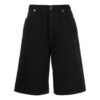 Cotton Utility Bermuda Shorts “Black”