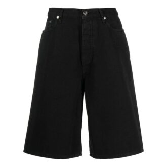 Cotton Utility Bermuda Shorts “Black”
