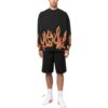 Cotton Utility Bermuda Shorts “Black”