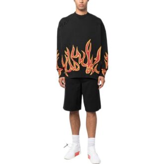 Cotton Utility Bermuda Shorts “Black”