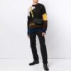 Cozy Round Neck Splicing Colorblock