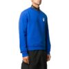 Cut Here Logo Printing Pullover Blue