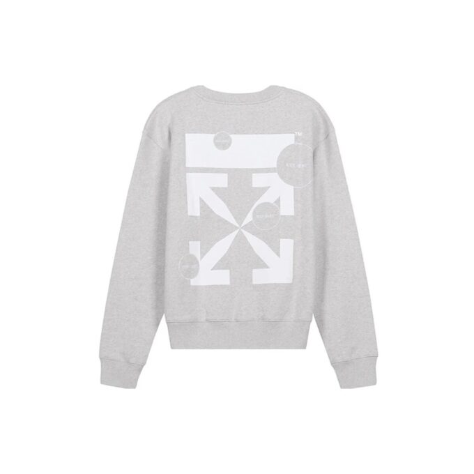 Cut Here Logo Printing Pullover light grey