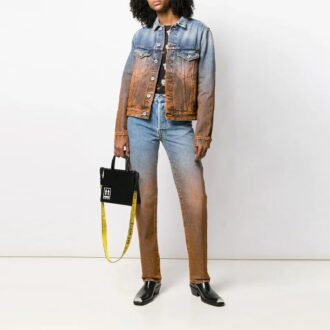 Degrade Gradient Denim Jacket Slim Fit Version