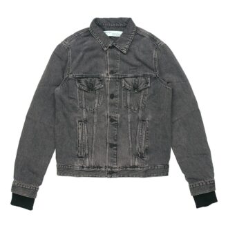 Denim Distressed Jacket “Black”
