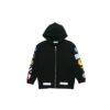 Detail Long Sleeves Zipper Black