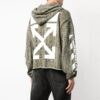 Diag Arrows Camo Logo Print Cotton