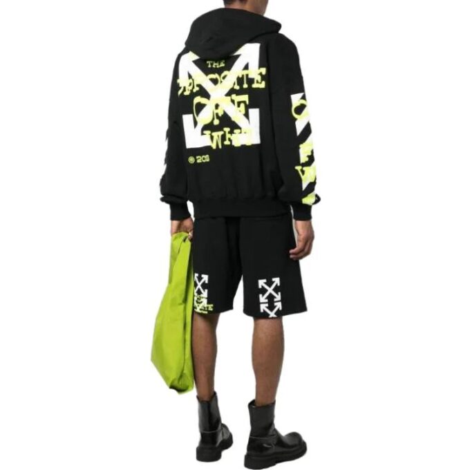 Diag Arrows-Logo Hoodie