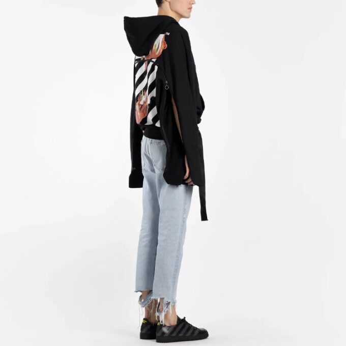 Off-White Men’ s Flame Printing Black
