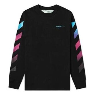 Gradient Arrows Sketch Mens Long Sleeve Sweater