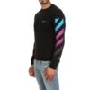Gradient Arrows Sketch Mens Long Sleeve Sweater