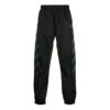 Diag Nylon Track Pant “Black//White”