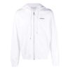 Diag-Print Zip-Up Hoodie