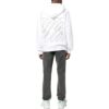 Diag-Print Zip-Up Hoodie