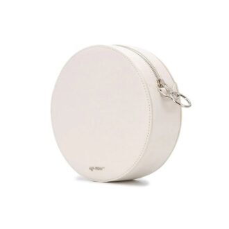 Diag Round shoulder bag Black/White
