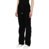 Diag-stripe Embroidered Track Pants “Black”