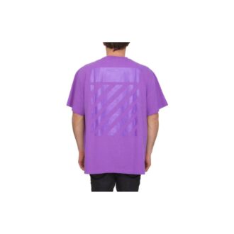 Diag Tab Over Short-Sleeve Tee “Orchid”
