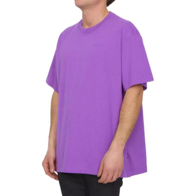 Diag Tab Over Short-Sleeve Tee “Orchid”