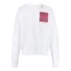 Diag Unf Inished Cotton Mens Loose Sweater