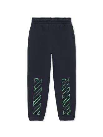 Diagonal Acrylic Sweatpants