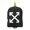Diagonal Arrows Arrow Printing Backpack Black