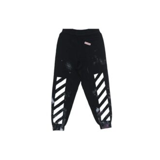Diagonal Galaxy Brushed Sweatpants