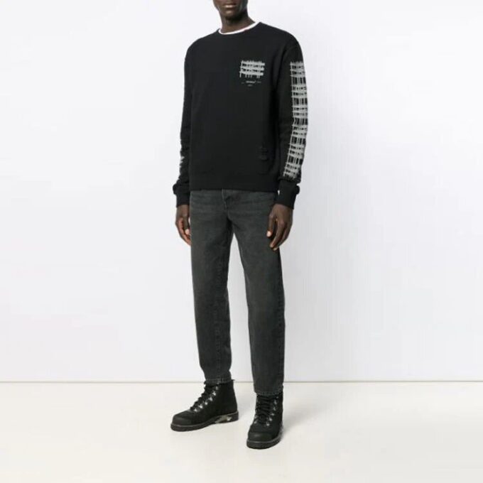 Diagonal Industrial Oversize Sweater