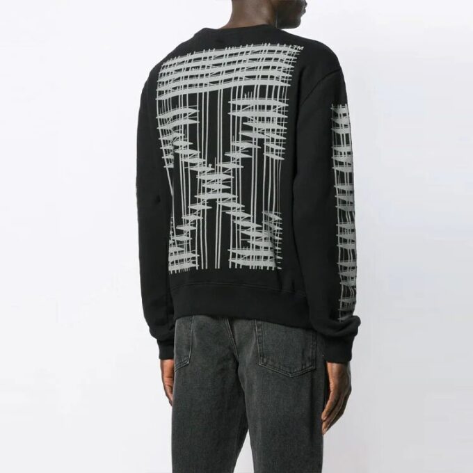 Diagonal Industrial Oversize Sweater