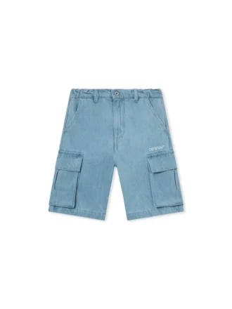 Diagonal Sketch Cargo Shorts