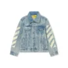 Diagonal Sketch Denim Jacket