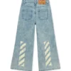 Diagonal Sketch Denim Pants