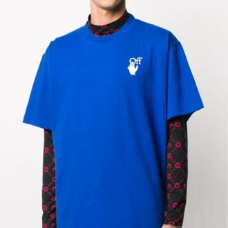 Double Arrow Applique Tee Men’ s Blue