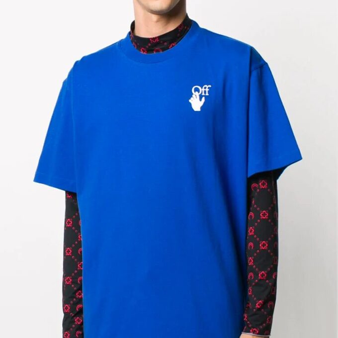 Double Arrow Applique Tee Men’ s Blue