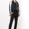 Double Sided Back Embroidered Jacket Navy Blue