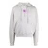 Dripped OW Logo Over Hoodie “Grey”