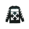 Dripping Arrows Logo Arrow Printing Long Sleeves Black